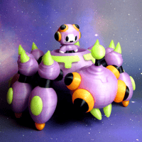 Image 5 of Spiderbot GID Construction Kit (ATOMIC PURPLE)