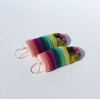 Image 2 of Gradient earrings (grapes)