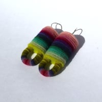 Image 3 of Gradient earrings (grapes)