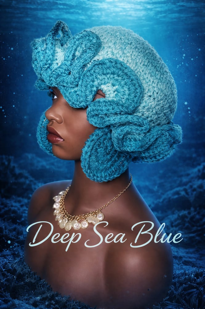 Image of Xl Ruffle hats with earrings ( pre order only ) 