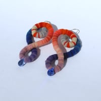 Image 2 of Music earrings (city sunset)