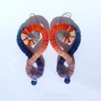 Image 1 of Music earrings (city sunset)