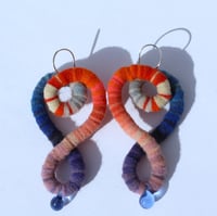 Image 3 of Music earrings (city sunset)