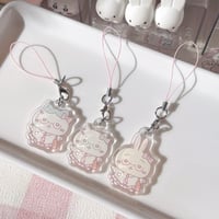 Image 1 of Chiikawa / Hachiware / Usagi School Uniform Acrylic Phone Charms 