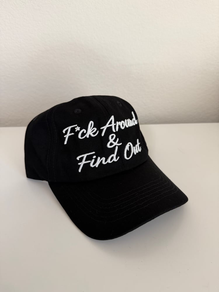 Image of F*ck around & find out dad hat 