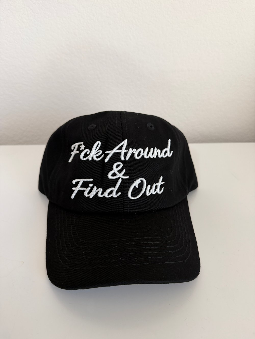 Image of F*ck around & find out dad hat 
