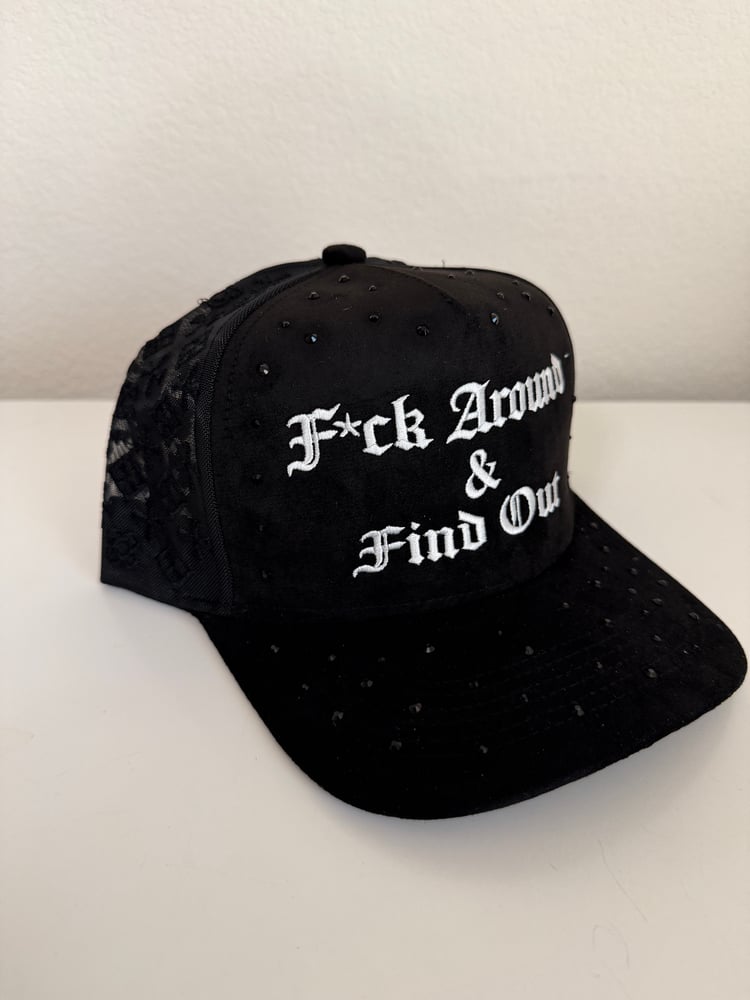 Image of F*ck Around & Find Out SnapBack Gem black