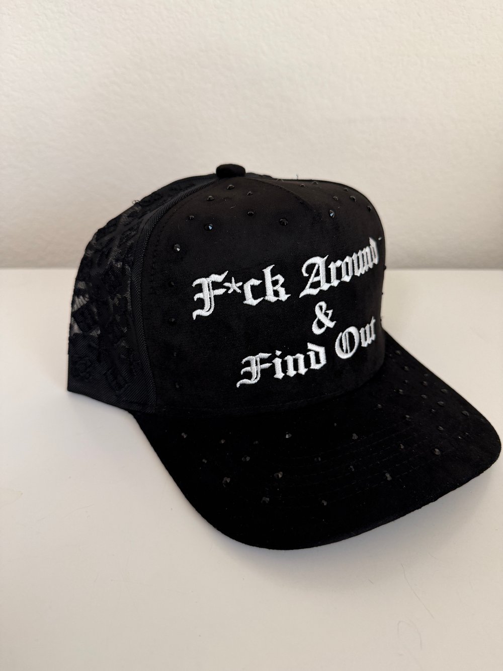 Image of F*ck Around & Find Out SnapBack Gem black