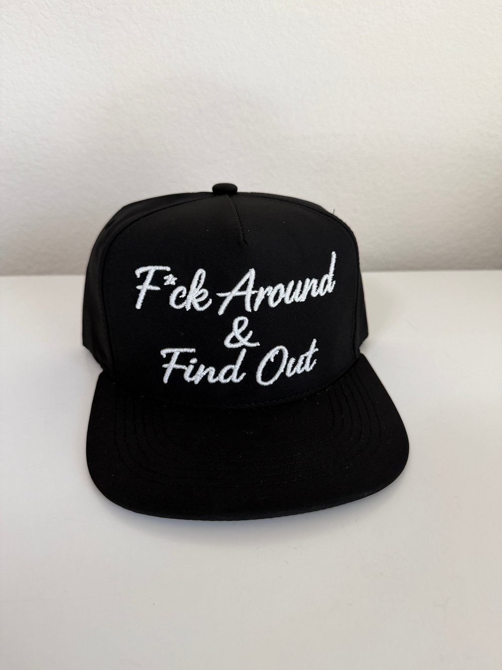 Image of F*ck Around & Find Out hat SnapBack black 