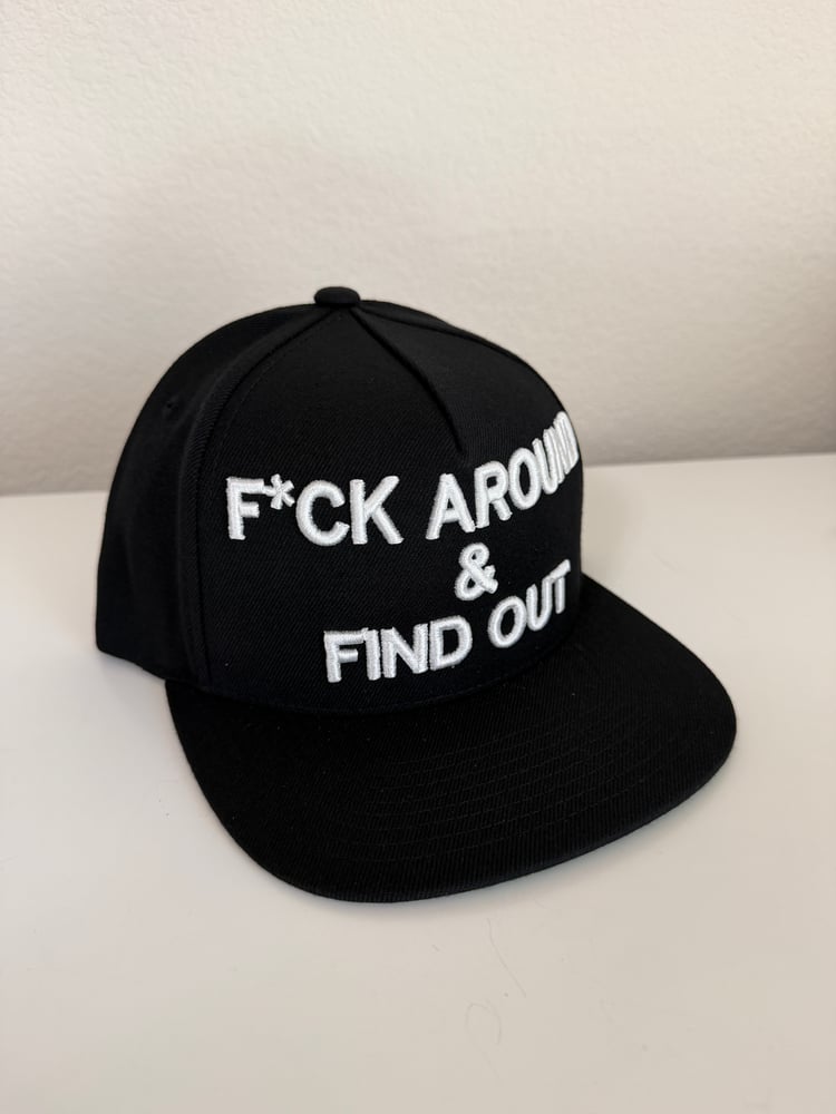 Image of F*ck Around & Find Out Snapback blk