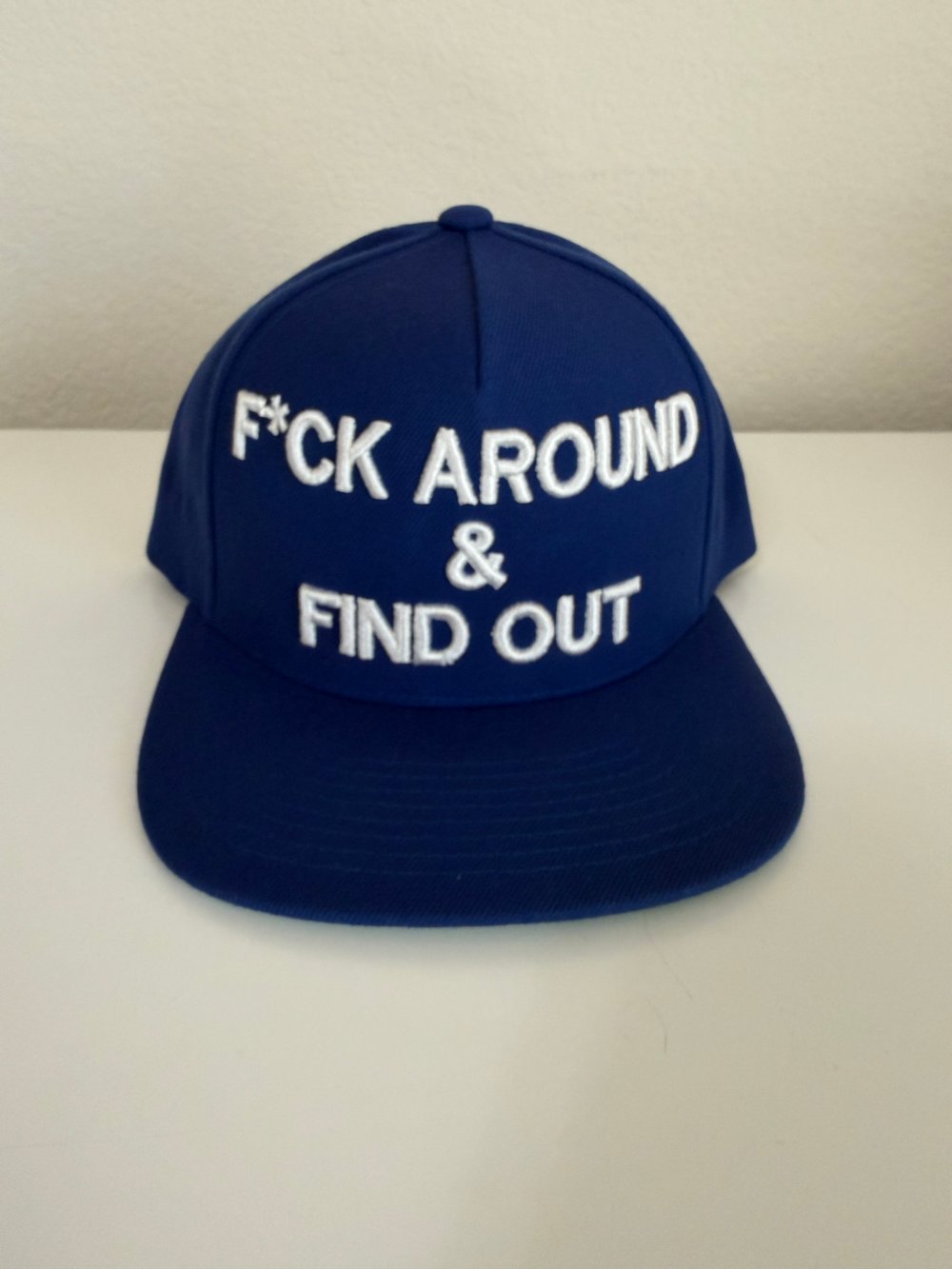 Image of F*ck Around & Find Out Snapback  Blue 