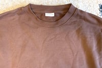 Image 2 of Dries Van Noten brown relaxed fit cotton sweater, size L