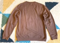 Image 5 of Dries Van Noten brown relaxed fit cotton sweater, size L