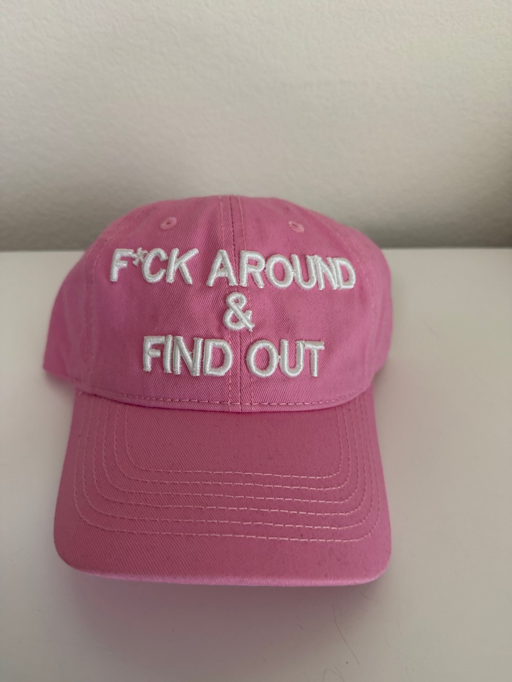 Image of  F*ck Around & Find Out Snapback Ladies pink