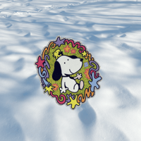 Image 1 of snoopy sticker