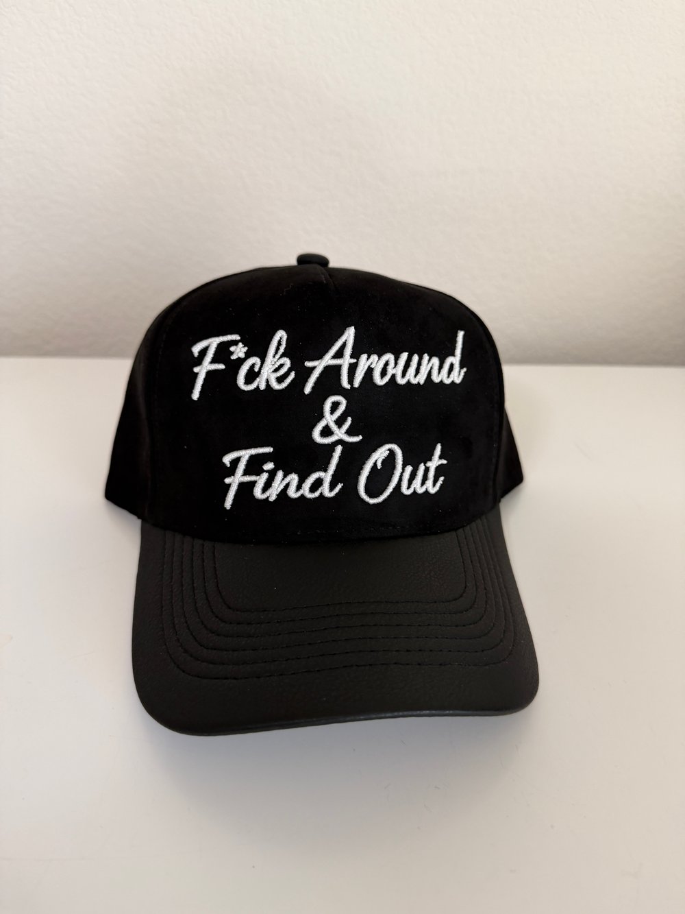 Image of F*ck Around & Find Out curve Hat black