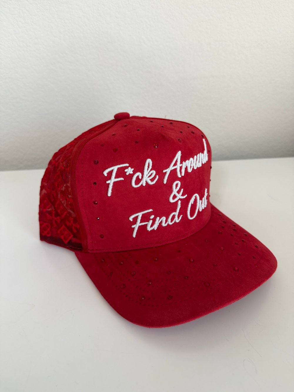 Image of F*ck Around & Find Out SnapBack Gem red