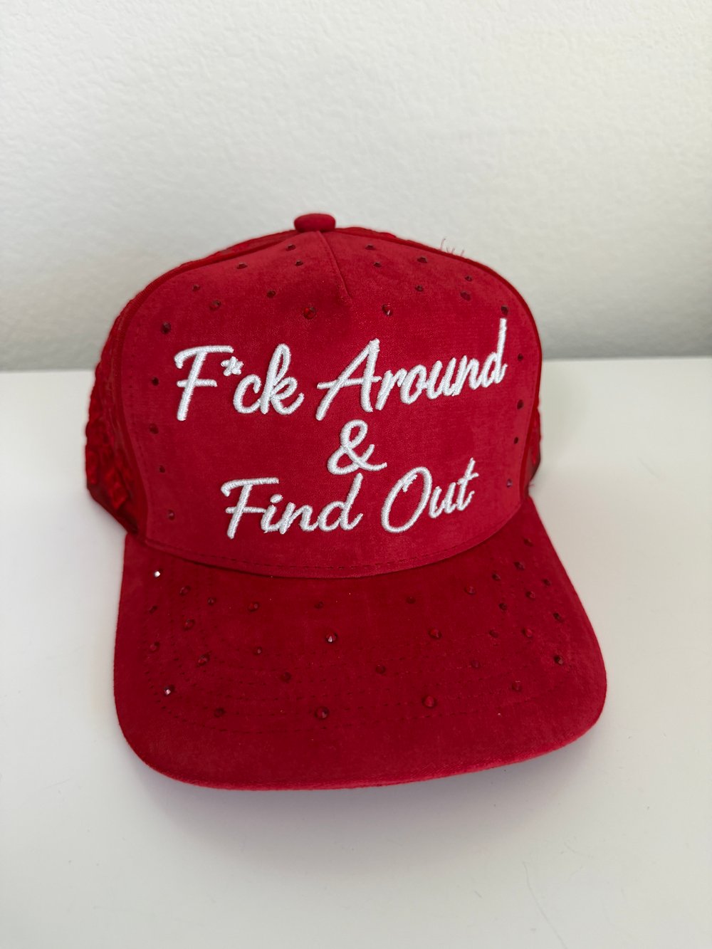 Image of F*ck Around & Find Out SnapBack Gem red