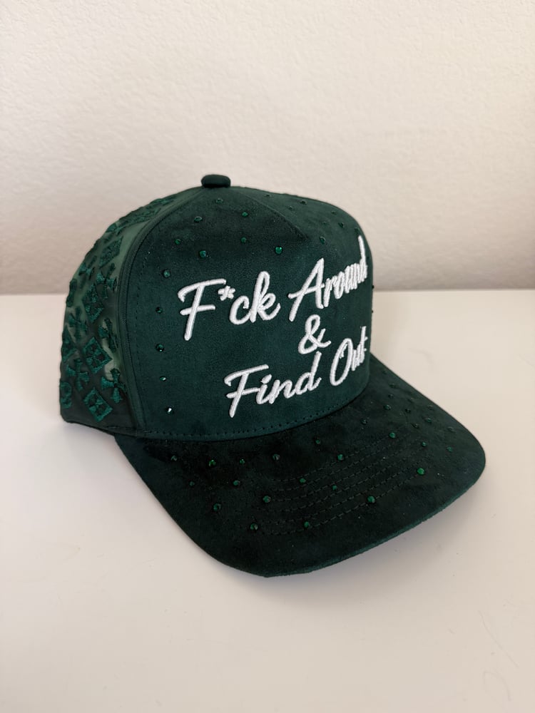 Image of F*ck Around & Find Out SnapBack Gem green