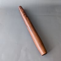 Image 2 of Heavy French Rolling Pin - Figured Walnut 17.25" x 1.75"