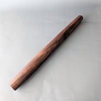 Image 2 of French Rolling Pin - Black Walnut 17.5" x 1.5"