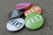 Image of Geek button badge