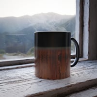 Image 3 of Wooden look Magic Coffee Mug