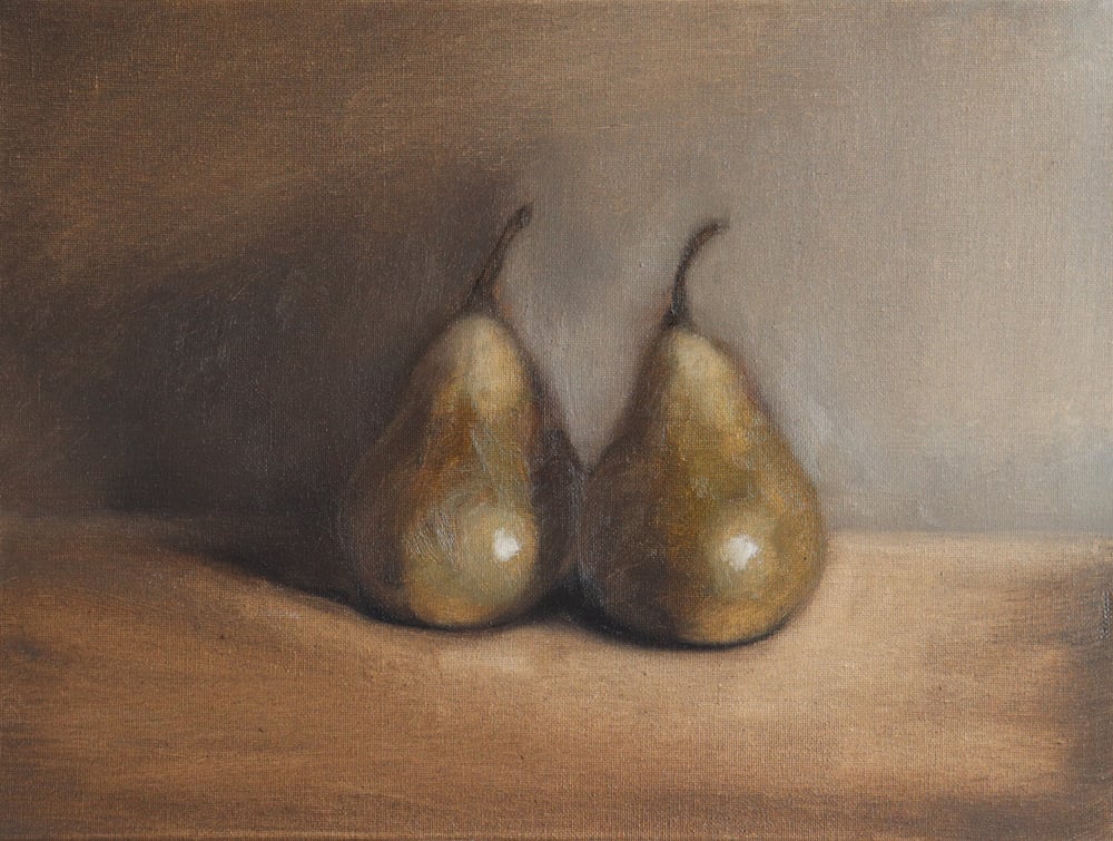Image of Nature morte avec deux poires