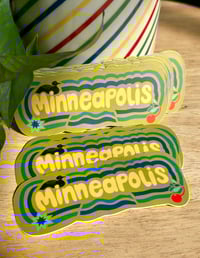 Image 3 of Minneapolis- weatherproof sticker