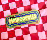 Image 4 of Minneapolis- weatherproof sticker