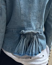 Image 4 of LIGHT DENIM MILITARY JACKET