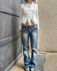 Image 5 of DISTRESSED DENIM JEANS NO. 3