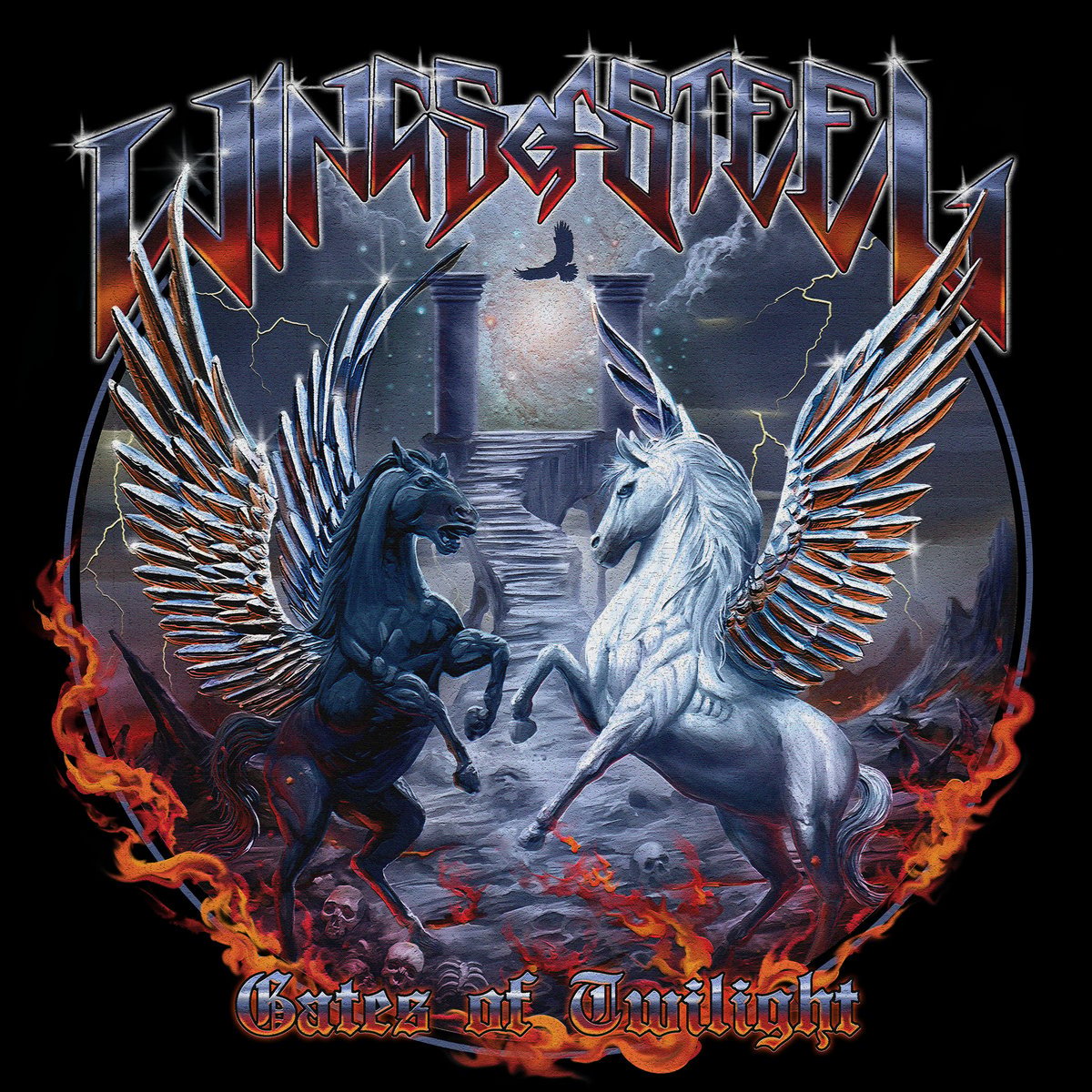 WINGS OF STEEL - Gates of Twilight CD | Stormspell Records Store