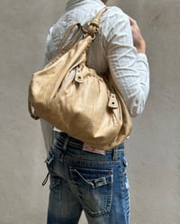 Image 3 of SLOUCHY BEIGE LEATHER BAG