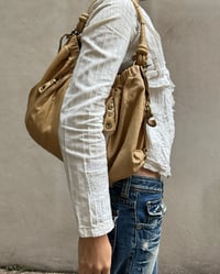 Image 5 of SLOUCHY BEIGE LEATHER BAG