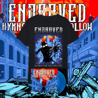 Image 1 of ENGRAVED - HYMNS FOR THE HOLLOW VINYL BUNDLES WITH T SHIRT, MUSCLE T, SINGLET OR LONG SLEEVE T