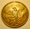 WORLD'S COLUMBIAN MEDAL, EXCELLENT, LOOP WAS REMOVED