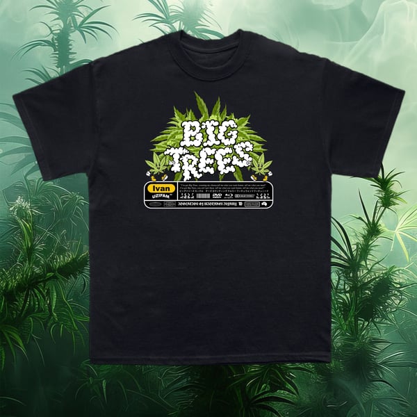 Image of 'Big Trees' Black T-Shirt