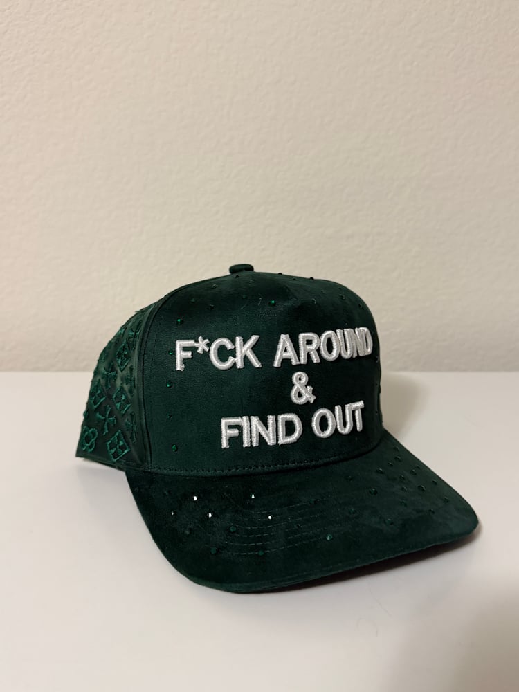 Image of F*ck Around & Find Out Custom Gem Snapback 