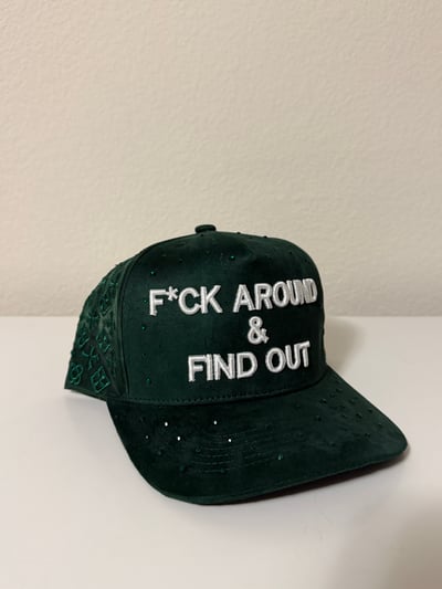 Image of F*ck Around & Find Out Custom Gem Snapback 