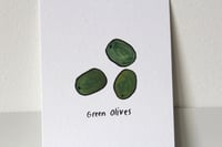 Image 1 of POCKET PRINT -  Green Olives
