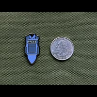 Image 2 of PRESS vest - enamel pin