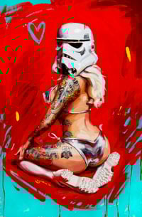 Image 1 of 'THESE AREN'T THE DROIDS WE'RE LOOKING FOR' Lithograph Print