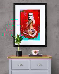 Image 2 of 'THESE AREN'T THE DROIDS WE'RE LOOKING FOR' Lithograph Print