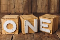 Image 1 of Wooden ONE Blosks