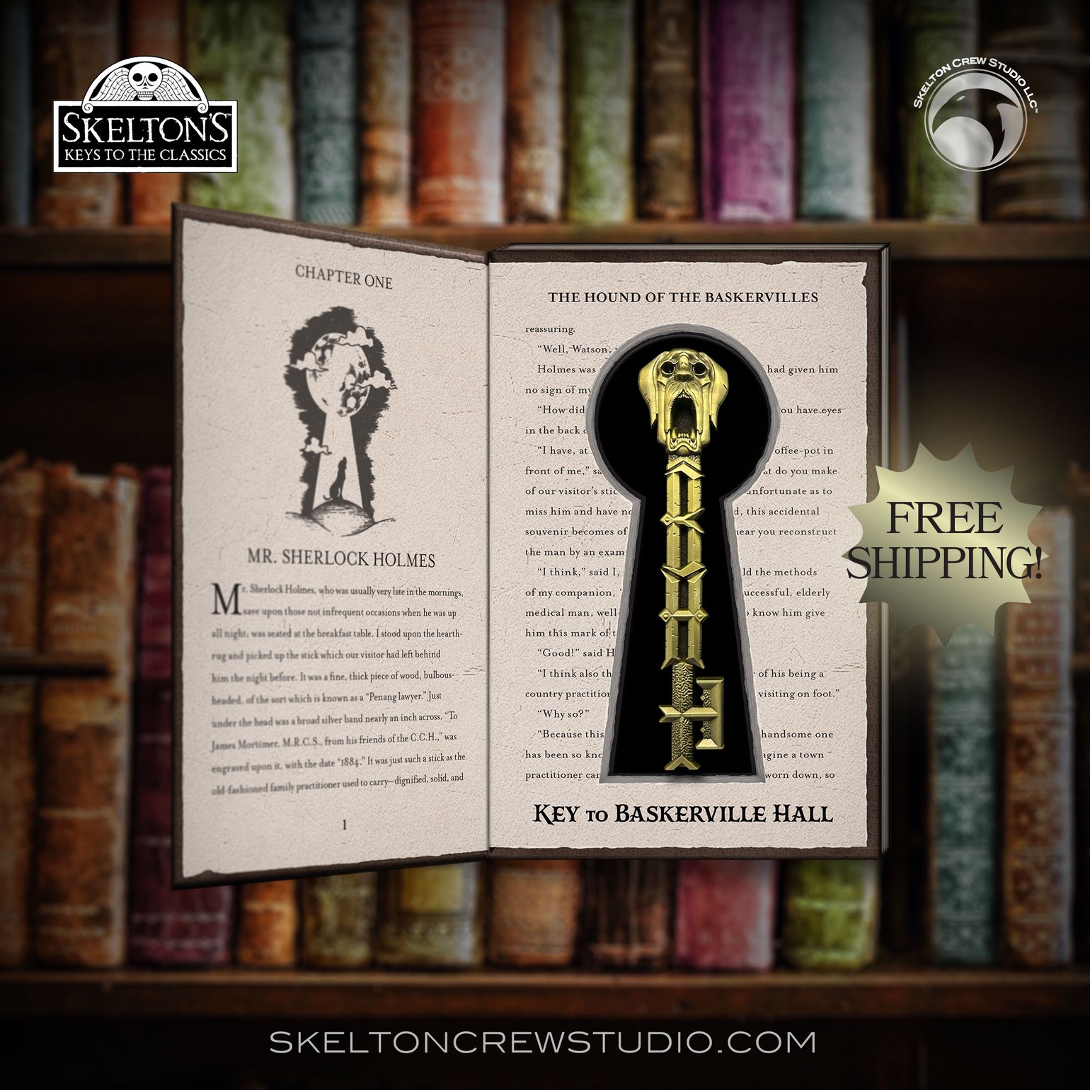 Image of Skelton's Keys to the Classics: Key to Sherlock Holmes's Hound of the Baskervilles!