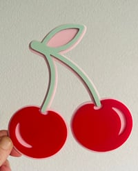 Image 1 of  Acrylic Double Layered Wall Art - Cherry