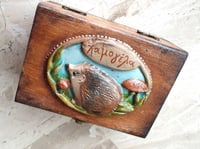 Image 5 of 🦔 'Χαμογέλα' (ξύλινο κουτάκι)