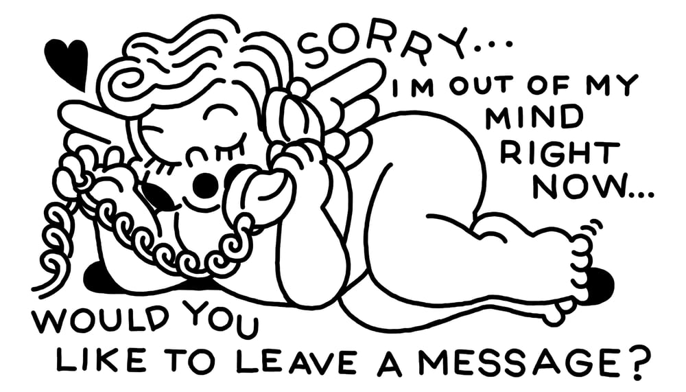 Image of voicemail- 7" bumper sticker