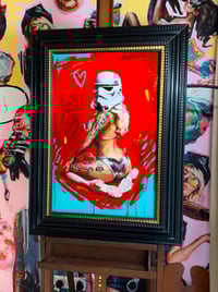 Image 3 of 'THESE AREN'T THE DROIDS WE'RE LOOKING FOR' Original Oil Painting